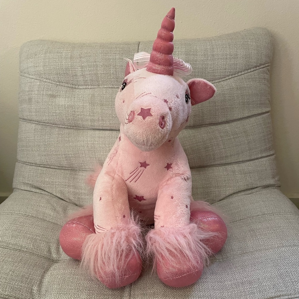 Pink Build a Bear Unicorn
